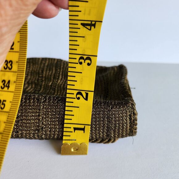 Grunge Baddie Edgy Collezione New York Handbag Small Metallic Cording Magnetic - Picture 7 of 12